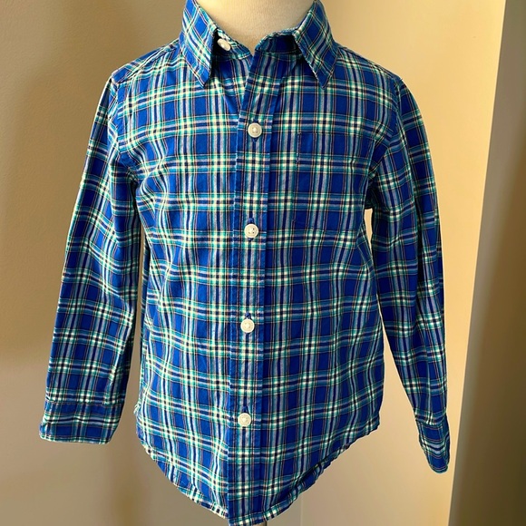 Janie and Jack Button Down L/S Shirt - Picture 1 of 4